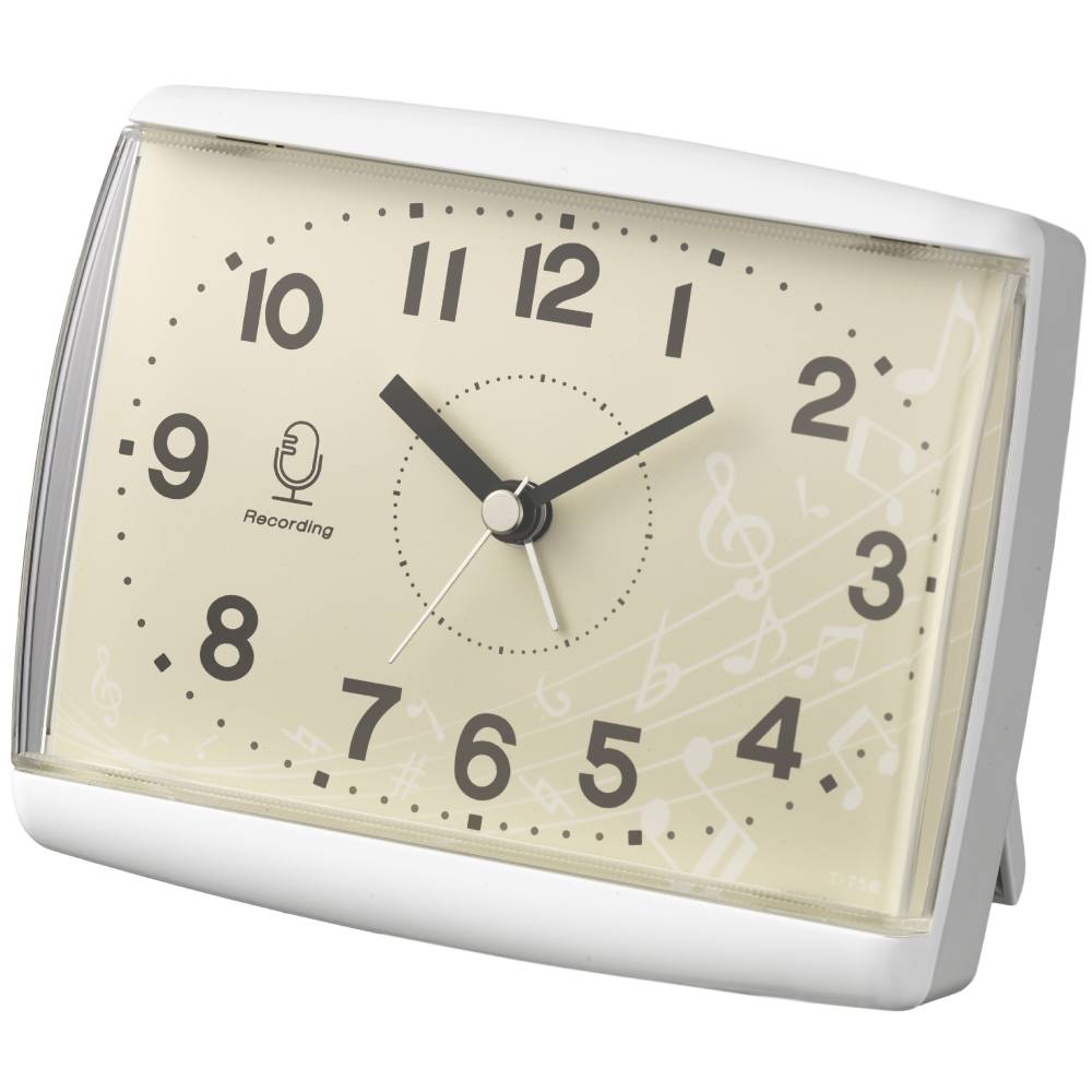 Mag録音機能付目覚まし時計 置時計 記念品 販促品 オリジナル時計 名入れ時計ならノア精密