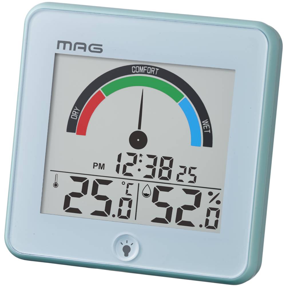MAGデジタル温度湿度計 インデクス - （その他｜温度湿度計）：オリジナル時計・名入れ時計ならノア精密