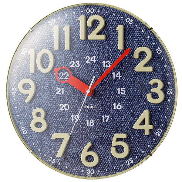 MAG 電波ウォールクロック W-750 - （掛時計｜アナログ時計）：オリジナル時計・名入れ時計ならノア精密