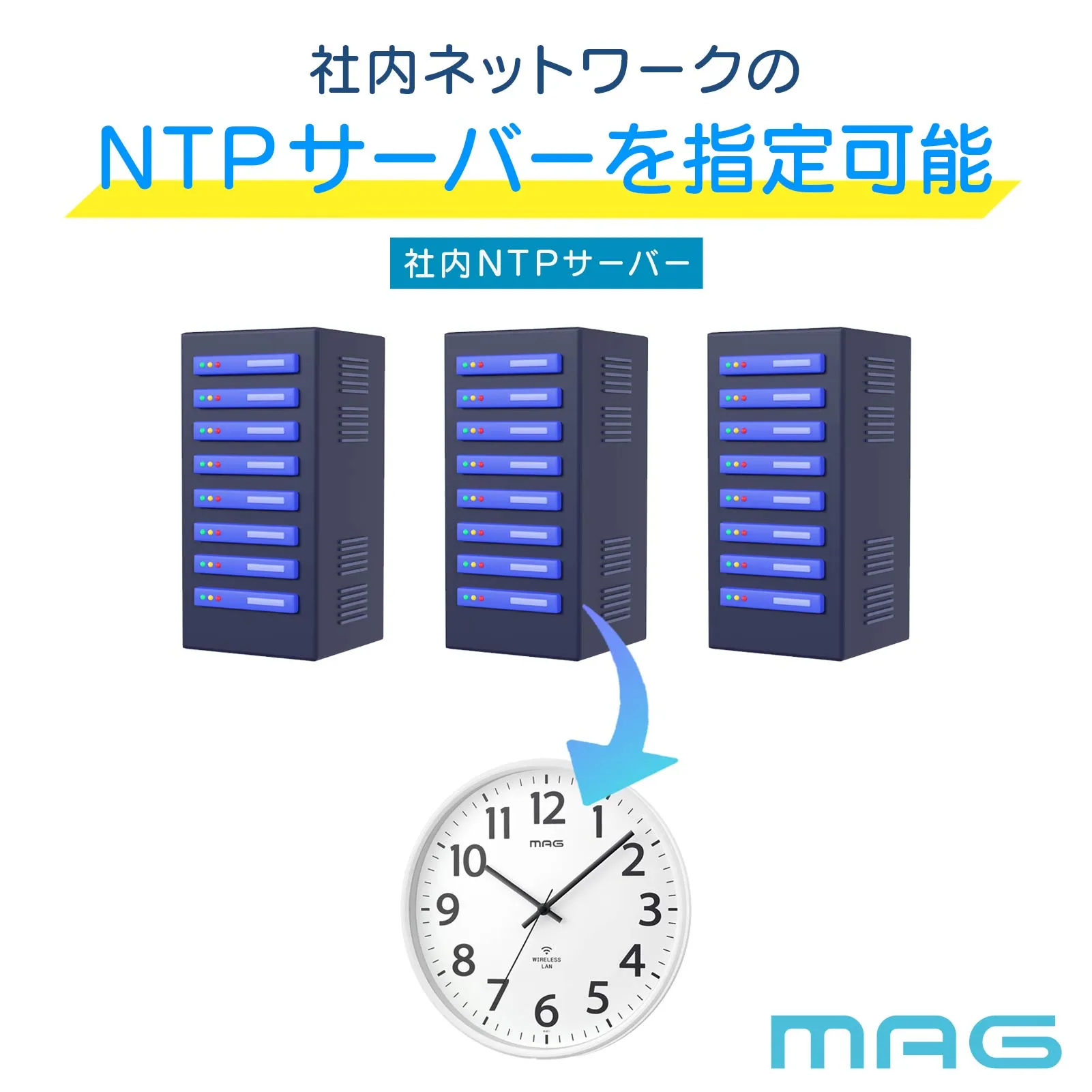 MAG無線LANアナログ掛時計シグナルキーパー｜あなたに寄り添う MAG (マグ) の時計 ノア精密株式会社 【特価商品】MAG(マグ) 掛け時計  壁掛け時計 アナログ 無線LAN NTP 時刻を同期 シンプル インテリア リビング オフィス 夜間秒針停止 直径32.7㎝ ホワイト シグナル ...