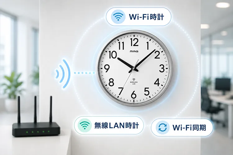 「Wi-Fi時計」「無線LAN時計」「Wi-Fi同期」は何が違う？